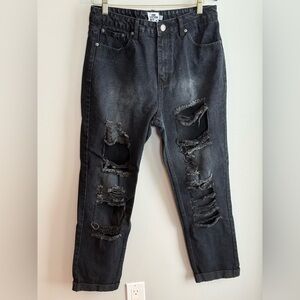Rock & Rev Distressed Mom Jeans